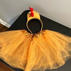 Kids Chicken Costume Tutu Set - 3T-6yrs